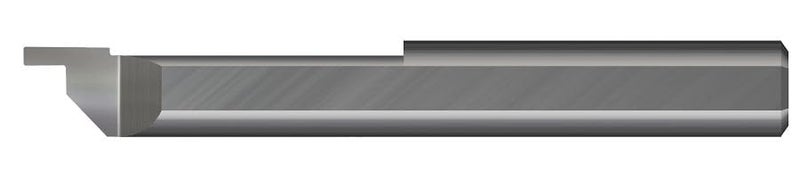 FGIC3-3461 Face Grooving Tool, .030" Width, .060" Proj, .240" Min Bore Dia, 1-1/4" Max Bore Depth, .115" Offset, 1/4" Shank Dia, 2-1/2" OAL, Uncoated